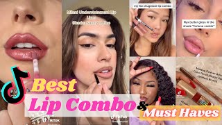 TikTok Best Lip Combo 💄 Lip Products Must Haves 👄 2021 [upl. by Attekal345]