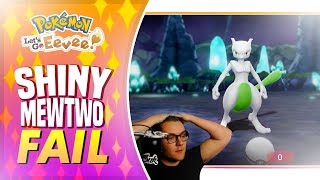 Pokemon Lets Go  INSANE SHINY MEWTWO FAIL 1700 ENCOUNTERS [upl. by Arykahs]