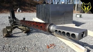 20mm Anti Tank Lahti vs 16 Steel Plates slow motion Richard Ryan [upl. by Orimar]