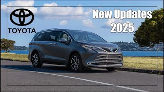 The Very Popular Toyota SIENNA gets an Update for 2025 [upl. by Cynthie]