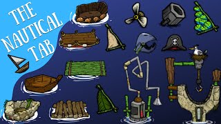 Dont Starve Shipwrecked Guide The Nautical Tab All BoatsSails [upl. by Brook]