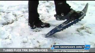 2011 Tubbs Flex TRK Snowshoes Video Review by ORS Snowshoes Direct [upl. by Bonny152]