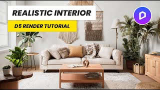 How I Create this Realistic Interior 3D Render  Full Beginners Tutorial [upl. by Yssirc38]