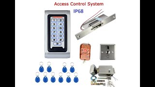 Standalone Keypad Access Control التحكم في الوصول إلى لوحة المفاتيح المستقلة [upl. by Nolaj]