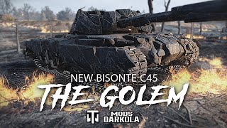 Bisonte C45  THE GOLEM  World of Tanks  Skin 3D [upl. by Colon]