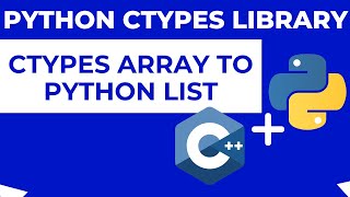 Convert Array pointer to List in Python Ctypes [upl. by Oirretno]