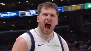 Luka Doncic Hyped After Clutch 3 vs Clippers  2024 NBA Playoffs [upl. by Shelba]