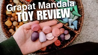 How to Play with Loose Parts Grapat Mandala Toy Review [upl. by Onairam]