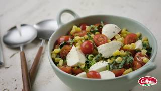 Galbani® Bocconcini Corn Caprese Salad in 30 Seconds [upl. by Magulac]