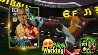 Trick To Get 101 Rated Epic Didier Drogba In eFootball 2025 Mobile  Daily Game efootball 2025 [upl. by Cnahc]