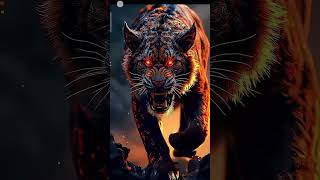 fire tiger in the world  short video  video is good [upl. by Bushore623]