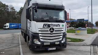 Vozač Kamiona Početnik  Mercedes MP4 2017 450 [upl. by Rolyt]