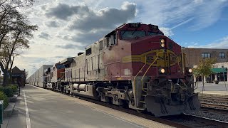 BNSF Fakebonnet 768 w K5LA  La Grange IL 10132024 [upl. by Zaccaria]