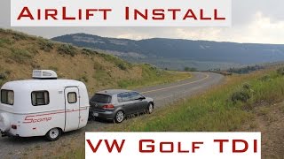 Airlift Install DIY  VW Golf TDI  20092014 [upl. by Des]