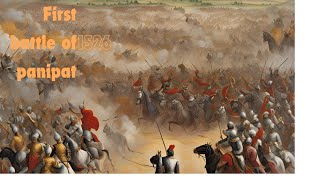 First battle of panipat 1526 how Babaur won the battle of panipat FaisalWarraich [upl. by Allerus165]