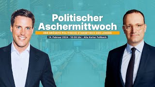 Politischer Aschermittwoch 2024 der CDU BadenWürttemberg Live aus Fellbach [upl. by Bogoch]