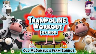 Toddler Trampoline Workout  Farm Bounce  PE Bowman [upl. by Hendry]