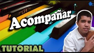 Como Acompañar Canciones En Piano Con Acordes [upl. by Ecirted136]