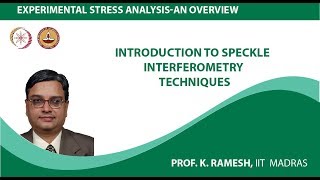 Introduction to Speckle Interferometry Techniques [upl. by Ahsil]