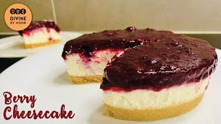 No Bake Mixed Berry Cheesecake Recipe  Cheesecake Recipe [upl. by Yecac]