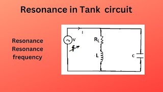 Parallel resonance in Tank circuit [upl. by Pirnot]