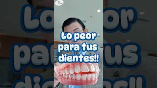 LO PEOR para tus DIENTES 🦷 más en IG medicina sabiasque curiosidades [upl. by Rramaj]