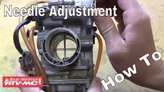 How To Adjust The Needle in Your Motorcycle or ATV Carburetor [upl. by Tratner]