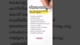 വിളക്ക് വയ്ക്കും  Vilakku Vaikkum Malayalam Song Lyrics  Malayalam Song Challenge  Megham  MG [upl. by Karlise987]