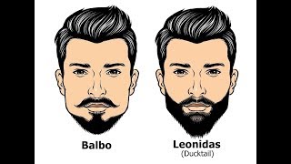 7 ESTILOS DE BARBA em quase 1 minuto 7 BEARD STYLES 2019 [upl. by Siramad]