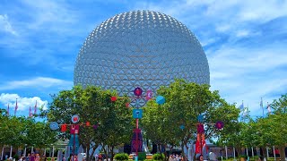 EPCOT Fast Walkthrough 2022  Walt Disney World Orlando Florida [upl. by Inatsed]