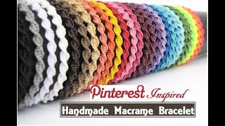 How To Make Macrame Bracelets  DIY  Handmade Jewellery Ideas  Thread Bracelet Creationampyou [upl. by Greenwell87]