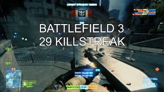 Battlefield 3  29 killstreak on Seine crossing [upl. by Imre]