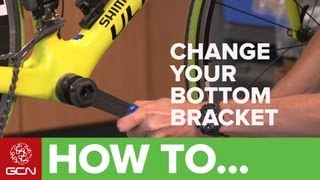 How To Change A Shimano Bottom Bracket [upl. by Nolat]