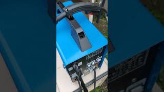 gasless mig welding testing weld high ampere [upl. by Ardnak]