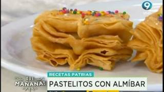 Recetas patrias Pastelitos con almíbar [upl. by Wurster945]