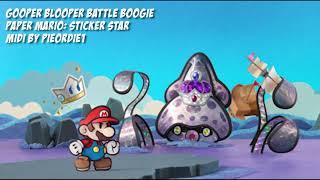 Gooper Blooper Battle Boogie  Paper Mario Sticker Star RemixCover [upl. by Close]