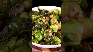 How to Make Roasted Brussels Sprouts with Bacon Repollitos Coles de Bruselas shorts [upl. by Husha793]