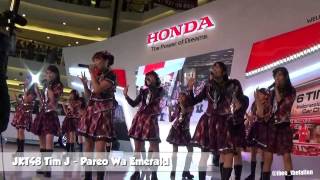 JKT48 Tim J  Pareo Wa Emerald at Honda [upl. by Noerb]