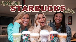 VLOGMAS 4 trying your Starbucks orders [upl. by Drye]