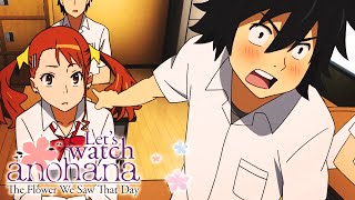 Lets Watch AnoHana Episode 6 Live Reaction  あの日見た花の名前を僕達はまだ知らない。 The Flower We Saw That Day [upl. by Lanti590]