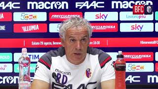 BeneventoBFC Donadoni in conferenza stampa [upl. by Barimah]