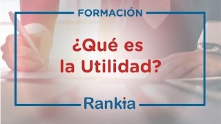 ¿Qué es la Utilidad [upl. by Sivrat]