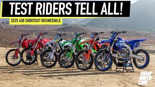 Test Riders Discuss the 2025 450 MX Bikes  6D Helmets Midweek Podcast [upl. by Yemirej]