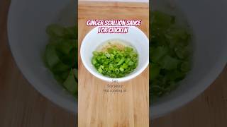 Chinese Style Ginger Scallion Sauce For Chicken shortvideo recipe chinesestyle food easyrecipe [upl. by Gnuhn]