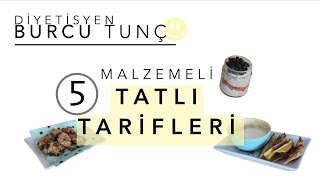 5 Malzemeli Tatlı Tarifleri [upl. by Tansy]