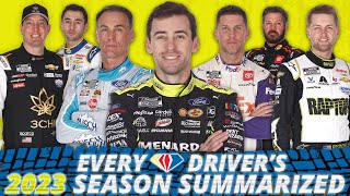 Every NASCAR Driver’s 2023 Season Summarized in One Statement [upl. by Petronia72]