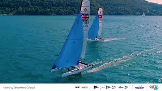 22 Nacra 17 JWC  D3 Raw Drone [upl. by Sanburn]