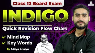 Class 12 English 2024  English Indigo  Quick Revision  Mind Map  English By Aditya Bhaiya Sir [upl. by Nezah]