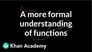 A more formal understanding of functions  Matrix transformations  Linear Algebra  Khan Academy [upl. by Elyssa42]