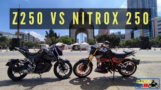 Italika 250z vs Vento Nitrox 250 ¿Cuál es mejor COMPARATIVA [upl. by Coad]